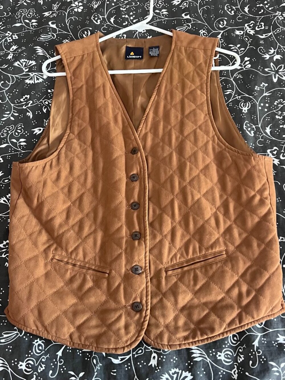 Liz Claiborne LizSport Faux Suede Vest